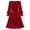 Red, variant on KYAIGUO Baby Kids Girls Velvet Dress Solid Color Striped Princess Dress Pleated Velvet Casual Dresses for Toddler Girls Fall Winter A-Line Midi Party Dresses for 2-13 Years Old