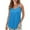 Blue, variant on Women’s Casual Spaghetti Strap Tank Top Sleeveless Loose Fit Camisole for Summer Daily Wear