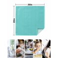 thumbnail image 4 of Modern Striped Cloth Napkins Set of 4 Reusable Dinner Napkins, Geometric Abstract Minimalist Cocktail Napkin Washable Table Napkins for Wedding/Holiday Party/Baby Shower 20"x20", 4 of 7
