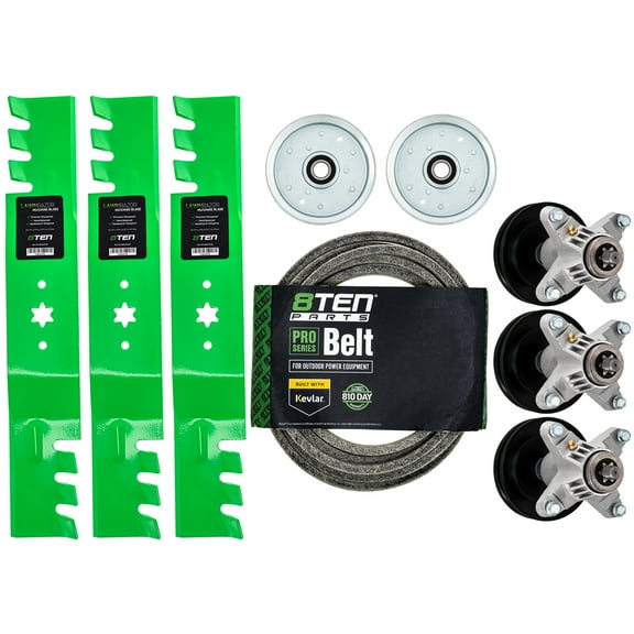 8TEN Blade Spindle Belt Idler Kit for MTD Cub Cadet 54 inch LGTX1054 MK1005602