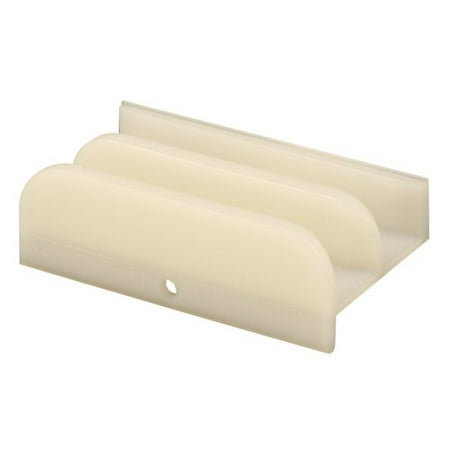 

Prime-Line M 6219 Sliding Shower Door Bottom Guide For 7/16 inch Thick Doors Plastic Construction White