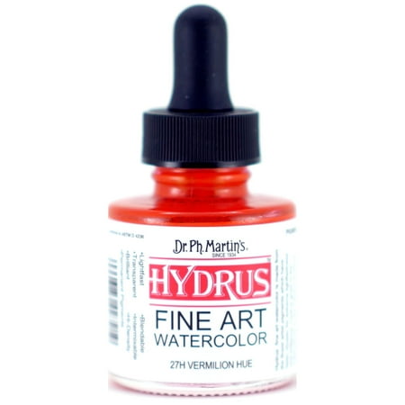 UPC: 0090385427219 | Dr. Ph. Martin s Hydrus Fine Art Watercolor  1.0 oz  Vermilion Hue (27H)
