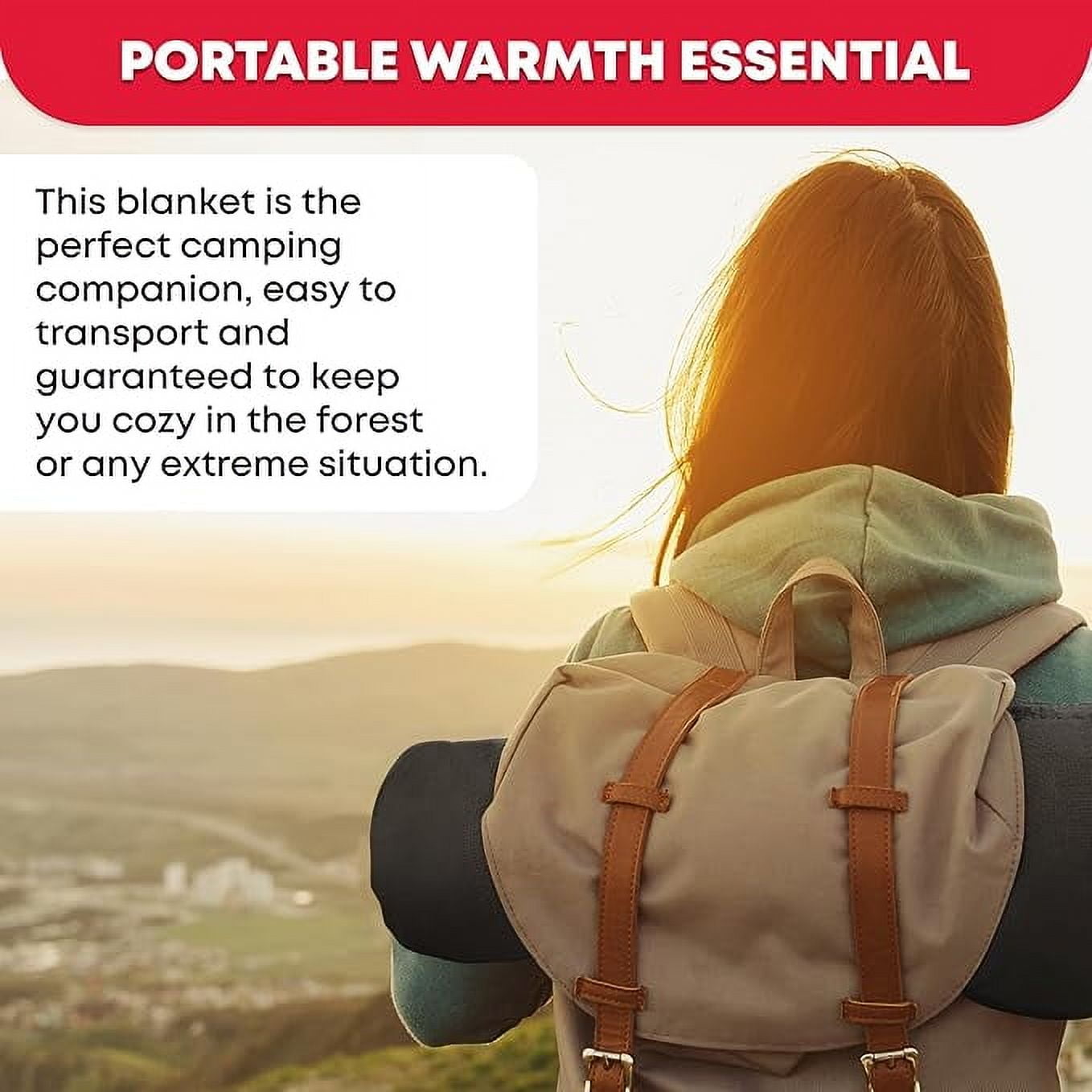 Ever Ready First Aid Military Wool Blanket - Perfect for Outdoors, Camping & Bushcraft Emergency Blanket, 80% Wool - 96" x 66", 5 lbs. - Grey - Twin Size