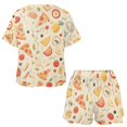 thumbnail image 3 of Delicious Pizza Burger 2 Pack Women’s Pajama Set Print Sleepwear And Shorts Y2k Loungewear Sets S-5XL, 3 of 7