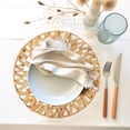 thumbnail image 2 of Koyal Wholesale Woven Placemats Set of 12, 14.8" Round Boho Placemats, Water Hyacinth Placemats, Farmhouse Place Mats, Wicker Placemats, 2 of 5