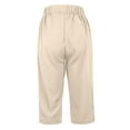 thumbnail image 5 of Icvfdpl Work Pants Women,Chino Shorts Everyday Wear Versatile Mid Length Design Pants Outwear,L, 5 of 5