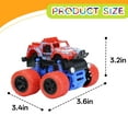 thumbnail image 2 of BESTSKY Toy Cars,Plastics Diecast Cars,Four Wheel Drive Performance Pull Back Cars,orange2, 2 of 7