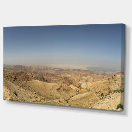 Panorama Desert Hills Jordan Landscape Canvas Art Print Walmart Canada