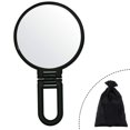 thumbnail image 1 of Aestivate Espejo de Mano de Maquillaje Espejo de Mano de Viaje Espejo de Mano cosmético Ajustable de Doble Cara 360 Redondo Negro, 1 of 3