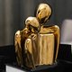 thumbnail image 2 of Pareja Escultura Busto Creativo Cerámica Moderna Apasionada Pareja para Arte de Dormitorio Decoración de Escritorio para, 2 of 8