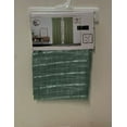 thumbnail image 2 of Set of 2 Lily Plaid Sheer Voile Curtain Panels, 55" X 90", Rod Pocket Top, Sage Green, 2 of 3