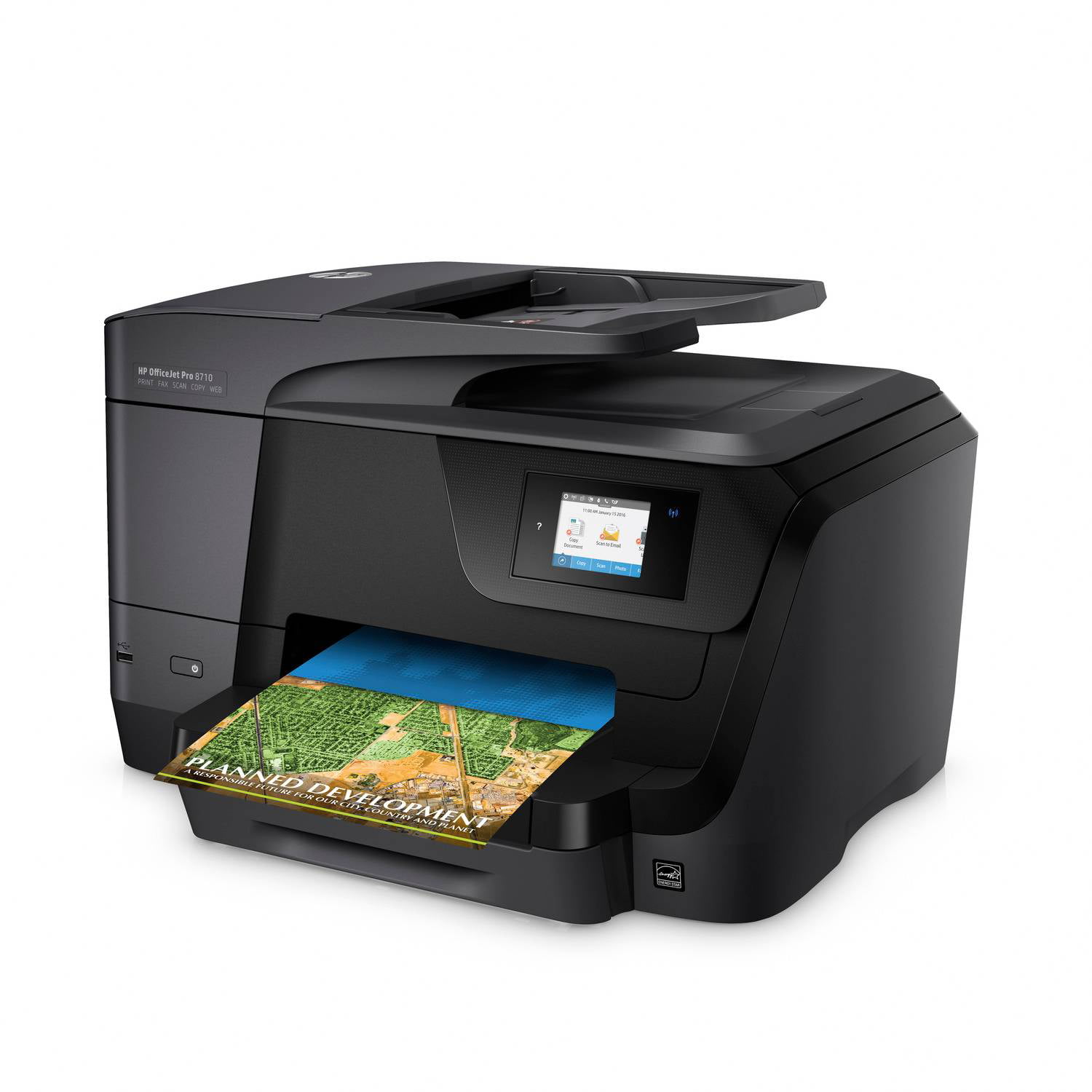 Restored HP OfficeJet Pro 8710 Wireless AllinOne Photo Printer with Mobile Printing, Ink ready M9L66A (Refurbished) - Walmart.com