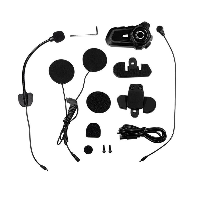 Helmet Headset Durable Handsfree Helmet Headset with TPE Motorcycle Cable : Electronics