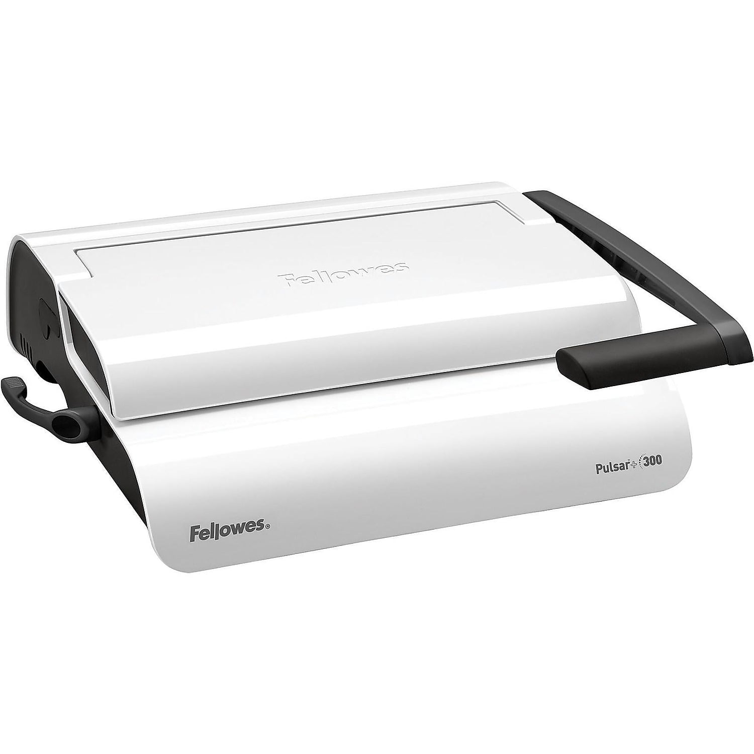 Fellowes® Pulsar™ 300 Manual Comb Binding Machine, 300 Sheet Capacity, 5.1"H x 18.1"W x 15.4"D, White