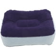 thumbnail image 1 of SHISUYAN Inflatable Feet Rest Pillow Flocking PVC Foot Massage Stool Relax Cushion for Outdoor Travel (Grey & Blue), 1 of 9
