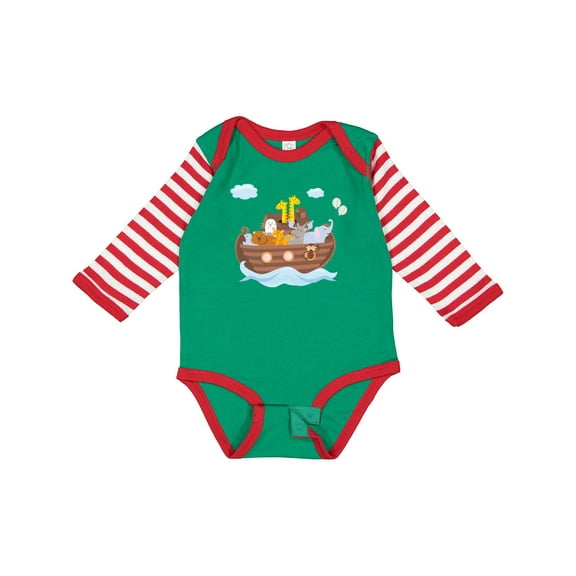 Inktastic Animals Ark Boys or Girls Long Sleeve Baby Bodysuit