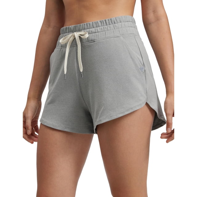 Shorts CRZ YOGA Cloud Jersey tiro alto 7,5 cm con bolsillos