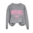 thumbnail image 3 of Merry Christmas Sweatshirts Womens Crewneck Christmas Printed Shirts Loose Long Sleeve Blouses Casual Xmas Sweatshirt Holiday Party Pullover Sweater Tops XXL, 3 of 5