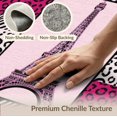 thumbnail image 6 of ODIKA Leopard Spotted Zebra Stripe Tower Print Border Flowing Dynamic for Queen Size Bedroom, Under Bed, Master , Foldable Easy Care, 6 of 7