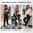 thumbnail image 4 of SOMER Women's Sweatpants Cargo Joggers High Waisted Drawstring Hiking Workout Pants Lightweight Comfy with Pockets, 4 of 10