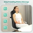 thumbnail image 5 of Snailax Shiatsu Back Massager with Heat & Vibration, Kneading Massage Chair Pad for Office Home, Gifts, 5 of 5