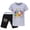 Gray, variant on Kids Boys Girls Number Block Cartoon Graphics Printed Costume Casual Sport Outfit Set T-Shirts Set Summer Short Sleeve Shirt&Short Pants 2 Piece Theme Party Tops Cotton Tees Clothes Anime Gift 3-13