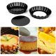 thumbnail image 5 of Juego de 6 moldes para tartas, molde para quiche pequeño antiadherente de 4 pulgadas, molde para quiche de acero al carbono con fondo extraíble para cocinar y hornear, 5 of 8