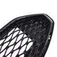 thumbnail image 5 of munirater Front Grill Honeycomb Trim Gloss Black Grille fit for 2017 2018 Ford Fusion, 5 of 5