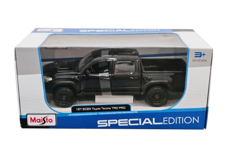 2023 Toyota Tacoma TRD PRO Pickup Truck, Black - Maisto 32910BK - 1/27 Scale Diecast Model Car