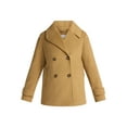 thumbnail image 5 of Time and Tru Women's and Women's Plus Faux Wool Peacoat, Sizes XS-3X, 5 of 5