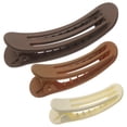 thumbnail image 2 of 3 pcs Duckbilled Hair Clips Flat Claw Hair Clips Women Hair Clips Decorative Hair Clips, 2 of 9