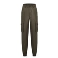 thumbnail image 4 of Pantalones Cargo Para Mujer, Pantalones De Senderismo Tipo Cargo Para Mujer, Holgados, Informales, Respetuosos Con La Piel, Para Uso Diario, 4 of 7