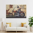 thumbnail image 4 of Ape Hanger Days Motorcycle Rider Poster David Mann Artworks Picture Print Poster Wall Art Painting Canvas Gift Decor Home Posters Decorative 16x24inch(40x60cm), 4 of 6