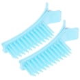 thumbnail image 4 of Miangastore 2pcs Multi Function Hairdressing Clips Salon Cutting Dying Styling Hair Clips Hair Layering Clip (Small Size Blue), 4 of 9