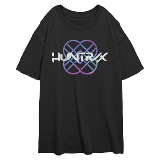 Juniors KPop Demon Hunters Jinu and Rumi Purple Heart Strings T