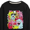 thumbnail image 3 of Instant Message - Monster Doodle - Toddler & Youth Long Sleeve Graphic T-Shirt, 3 of 6