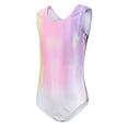 thumbnail image 4 of XXWXYD Children’s Girls Gymnastics Leotard Dancewear Hot Stamping Performance Clothing Athletic Stretch Fabric Recital Outfit Competition Bodysuit Playtime Jumpsuit, 4 of 7