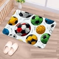 thumbnail image 5 of Football Non-Slip Polyester Office Rug, Machine Washable Chair Rug - for Office Spaces, 5 of 6