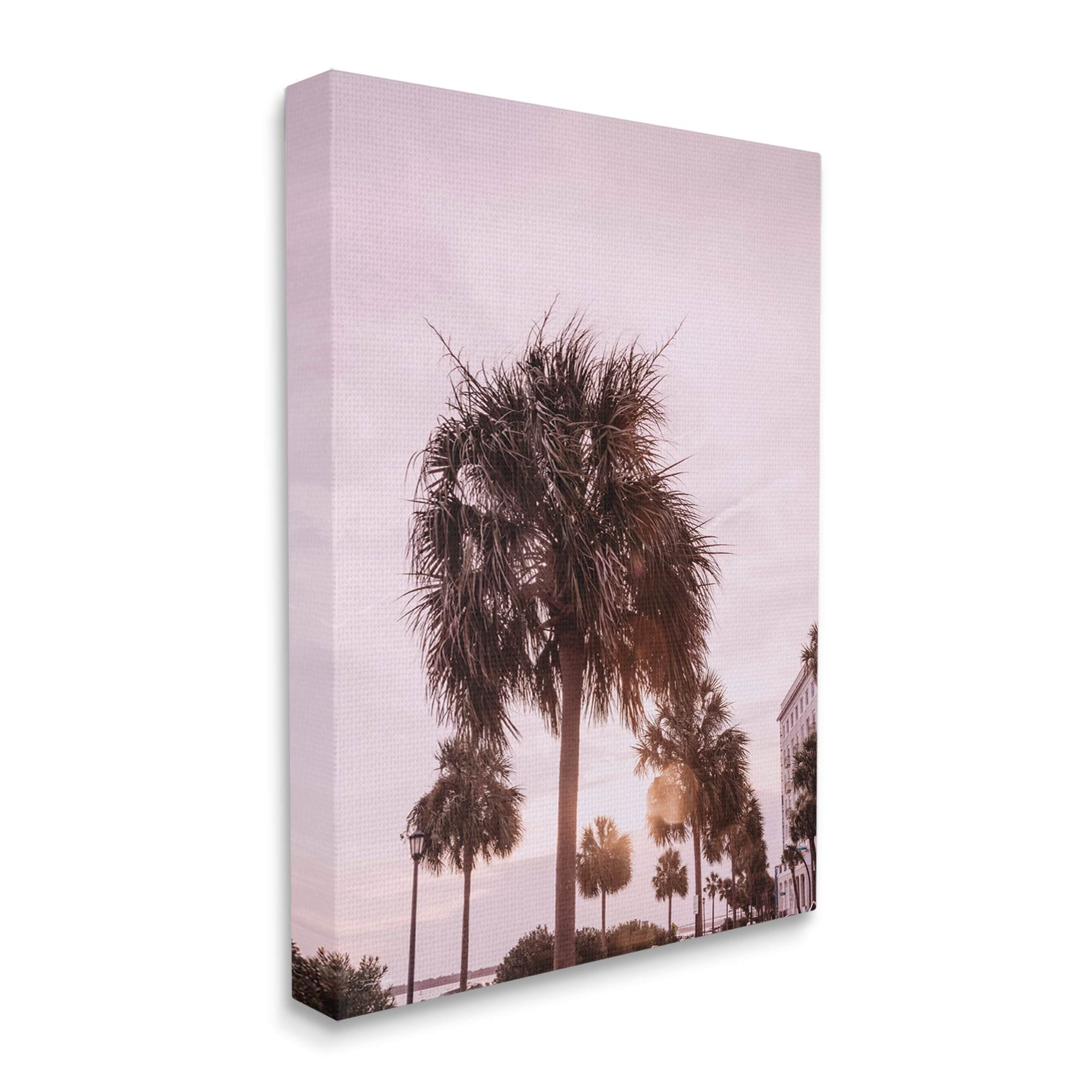 Stupell Industries Tropical Palm Tree Summer Vacation Resort Photography Photograph Gallery Wrapped Canvas Print Wall Art, Design by Jennifer Rigsby