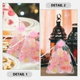 thumbnail image 6 of OUNONA 100pcs Party Treat Bags Pink Organza Drawstring Bags for Baby Shower Women, 6 of 7