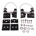 thumbnail image 2 of Kit de cierre con pestillos, cerradura antirrobo para capó | Materiales de alta tecnología en negro para JK 2007-2017 100x50x40mm, 2 of 9