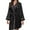 Black, variant on Tnhcen Women's Satin Sleep Robe - Loose Fit Tie Waist Pajama Robe Silky Soft Home Bathrobe for Women Casual Comfortable Sleepwear S-XL