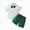 Green, variant on Gerichy Toddler Boys Clothes Baby Boy Outfit Sets Toddler Boys Outfit Sets Boy Short Sleeve Easter Cartoon Rabbit Prints T Shirt Tops Shorts Child Kids Gentleman Outfits