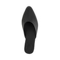 thumbnail image 3 of Myra - Pointed toe Leather Mule | Black, 3 of 6