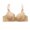 Khaki, variant on Turilly Bras Womens Solid Color Lace Breathable Wireless Bra No Rims Casual Everyday Wear Everyday Bras
