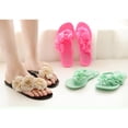 thumbnail image 4 of Chanclas de moda para mujer, sandalias, zapatillas de playa planas con flores. CN41, 4 of 9