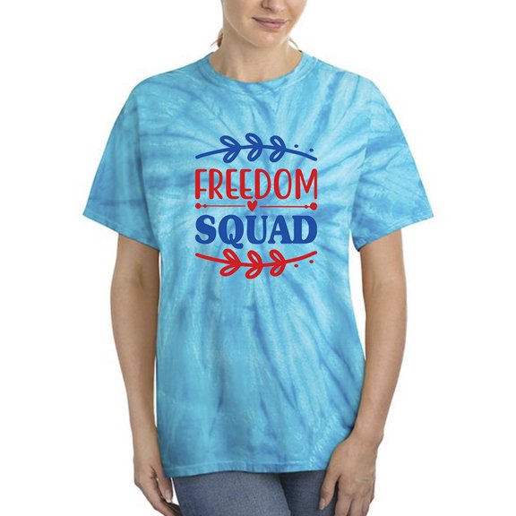 Freedom Squad W Garland Tie Dye Cyclone Women -Image by Shutterstock, Female Small