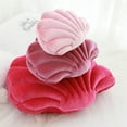 thumbnail image 6 of ABPETE Shell Pillow Accent Decorative Throw Pillows Seashell Shaped Soft Pillow Cushions Push Home Decor Pillows for Living Room Bedroom Couch Sofa(Hot Pink,18 X 13 Inches), 6 of 13