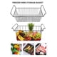 thumbnail image 4 of Contenedores De Almacenamiento Para Congelador, 2 Cestas Colgantes De Acero Ajustables Con Asas Para Frutas, Verduras, Juguetes, Contenedores, 4 of 7
