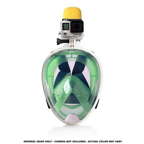Active Authority GP384L XL-Green 180° GoPro Compatible Snorkel Mask- Panoramic Full Face Design, L-XL Size Green by